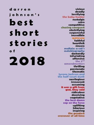 cover image of Darren Johnson's Best Short Stories of 2018